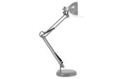 HOME Swing Arm Desk Lamp - Silver.